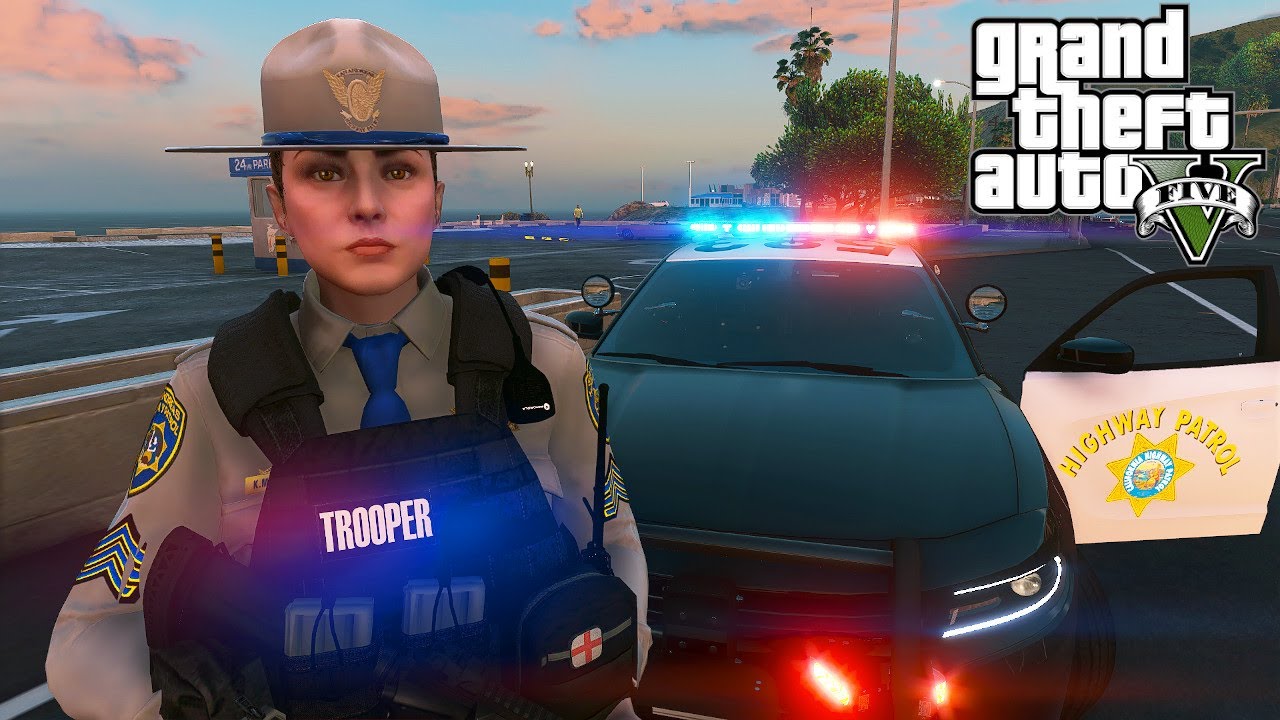 Lady Officer Gets STUCK On Bridge
