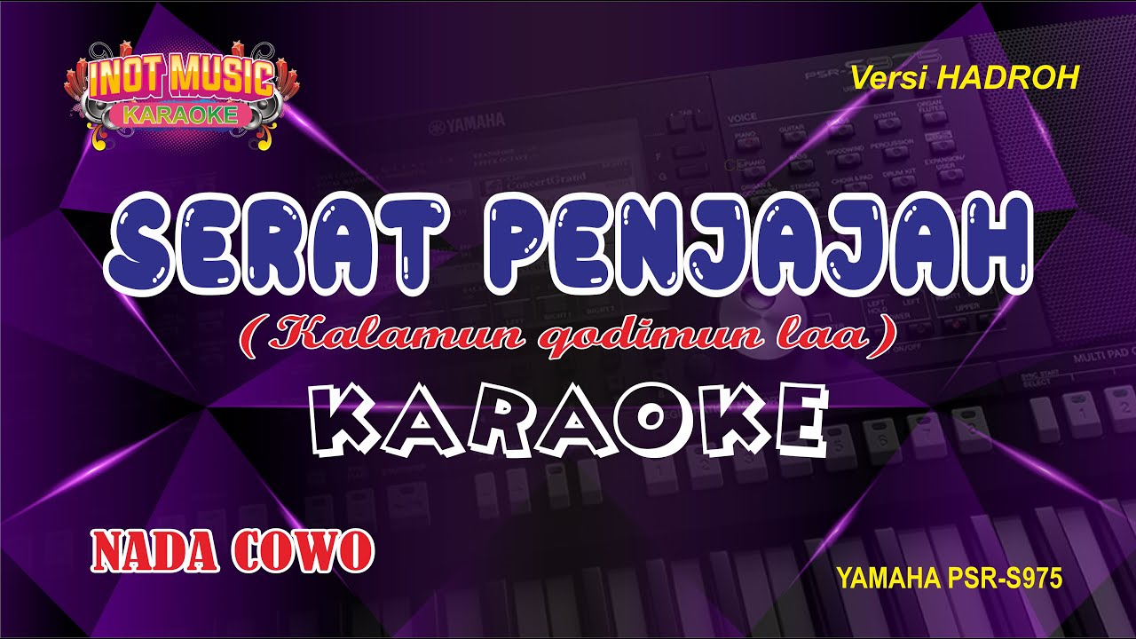 SERAT PENJAJAH - KARAOKE (NADA COWO)