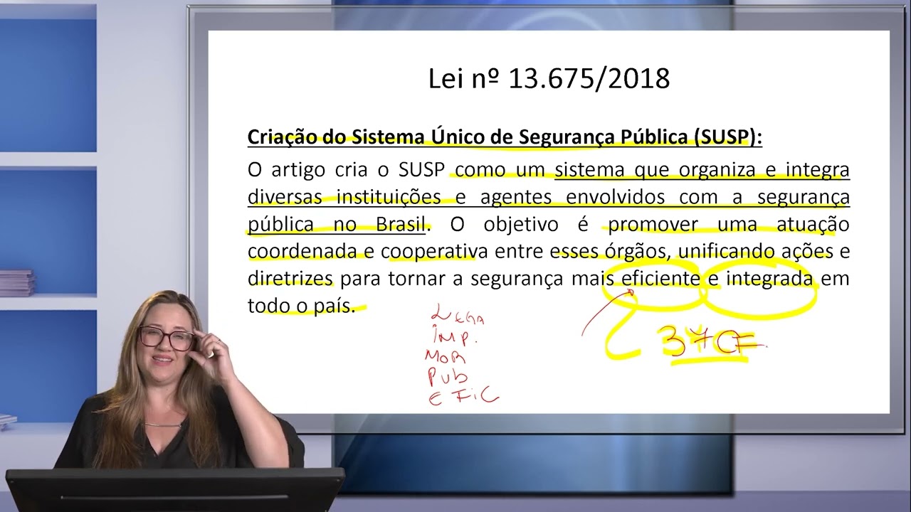 SISTEMA ÚNICO DE SEGURANÇA PÚBLICA (SUSP) -  (PROFª LARISSA NANI) - TERRA CONCURSOS