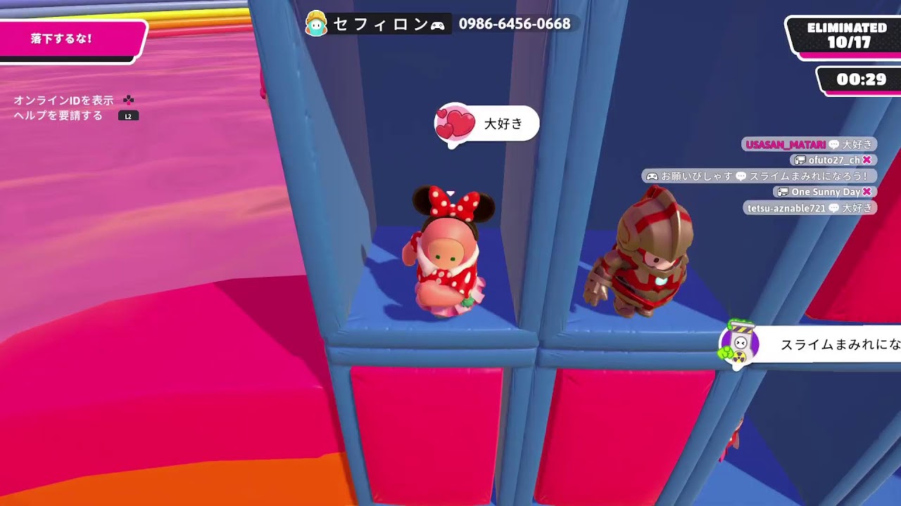 デュオ→カスタム　フォールガイズ