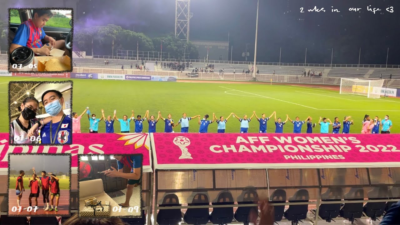 vlog \\ week in our life, supporting Filipinas in AFF championship 🇵🇭⚽️