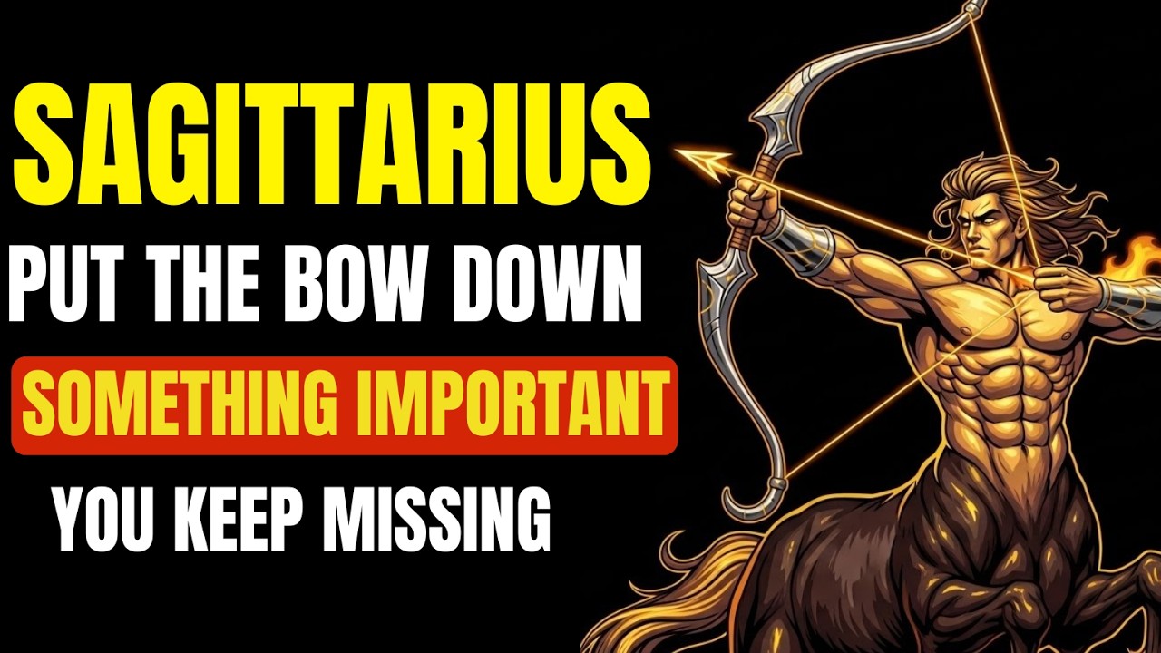 Sagittarius ♐ | The Pause Before The Arrow Flies — Deep Reflective Guidance For This Month