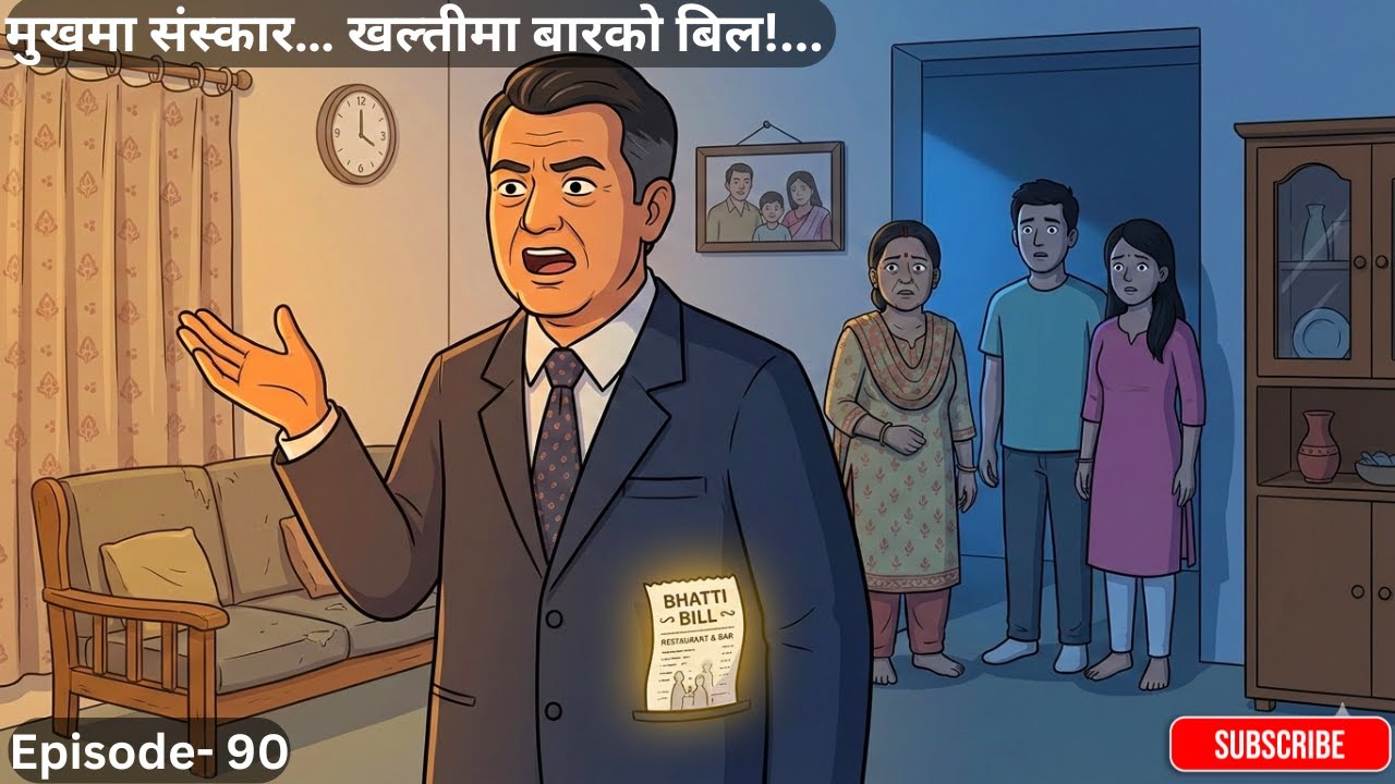 मुखमा संस्कार… खल्तीमा बारको बिल!...-Episode- 90 #nepalistorytelling #folkstories #folktales  #story