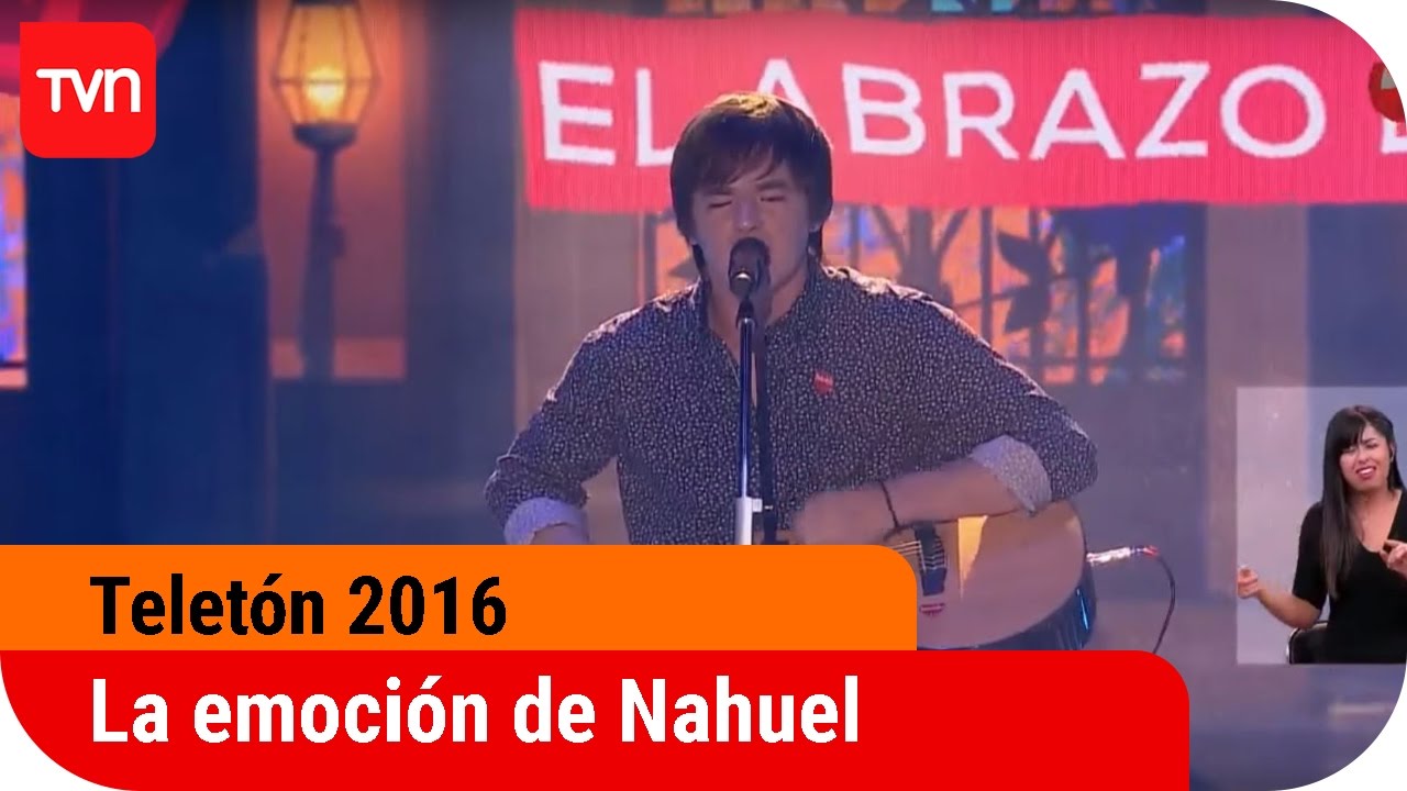 Nahuel Pennisi emociona en el Teatro Teletón