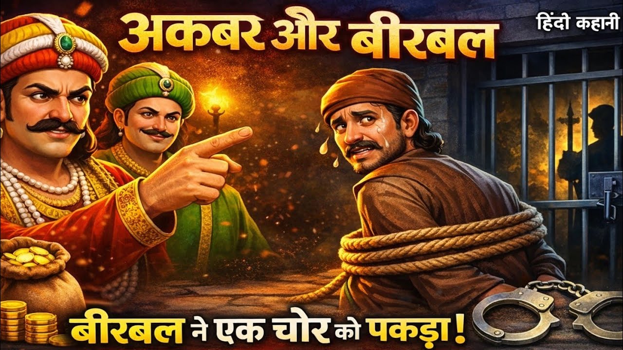 अकबर और बीरबल की सबसे चौंकाने वाली कहानी | चोर ने हिला दिया दरबार | बीरबल की चालाकी hindi story 📖