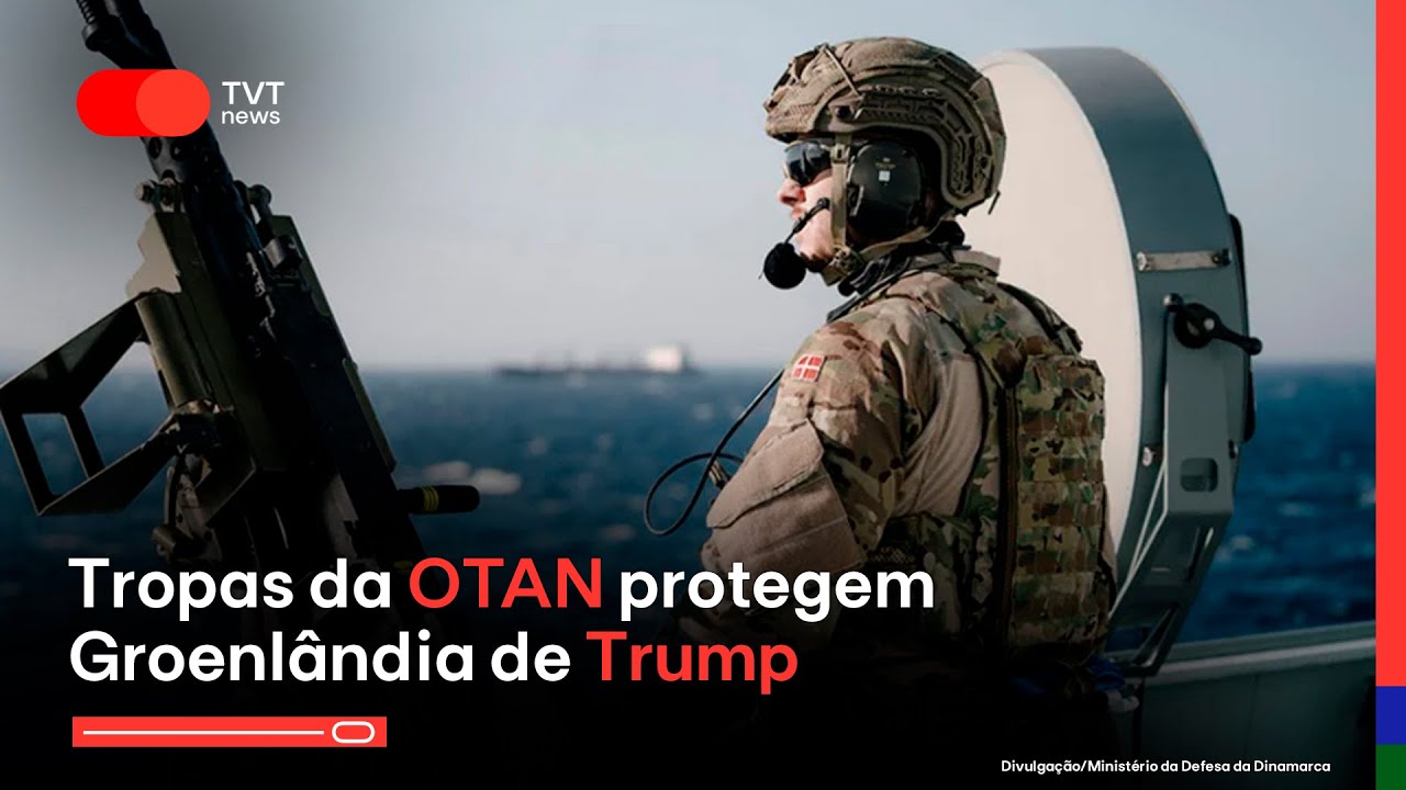 Tropas da OTAN protegem Groenl&acirc;ndia de Trump | TVT News 1&ordf; Edi&ccedil;&atilde;o - 15/01/26