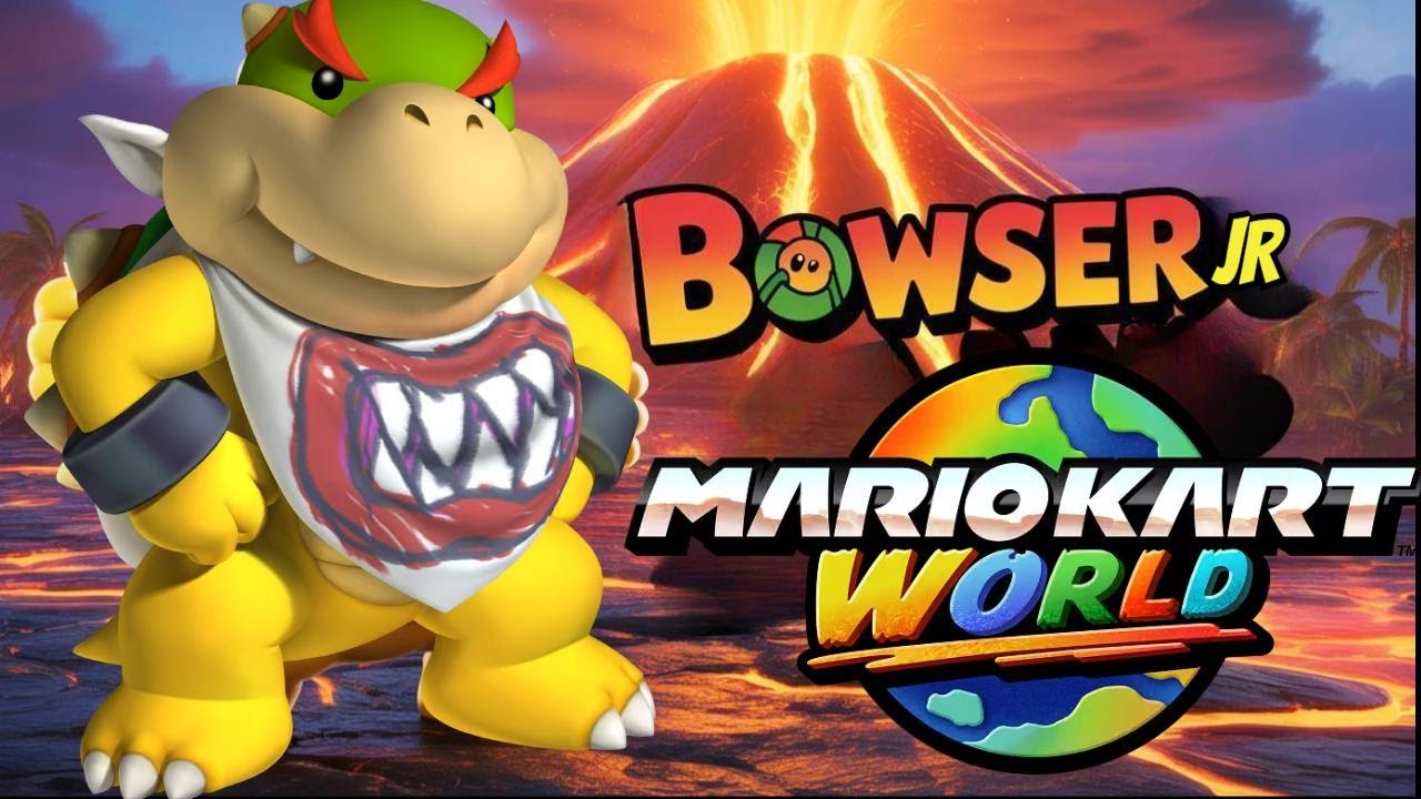 Mario Kart World – Bowser Jr  Gameplay Nintendo Switch 2