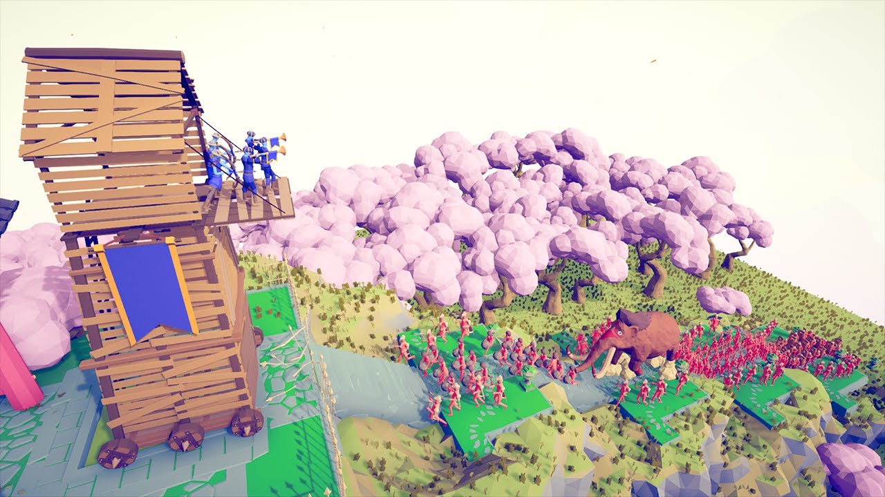 TOWER vs FACTIONS - MAP CREATOR 🗼 | Totally Accurate Battle Simulator TABS