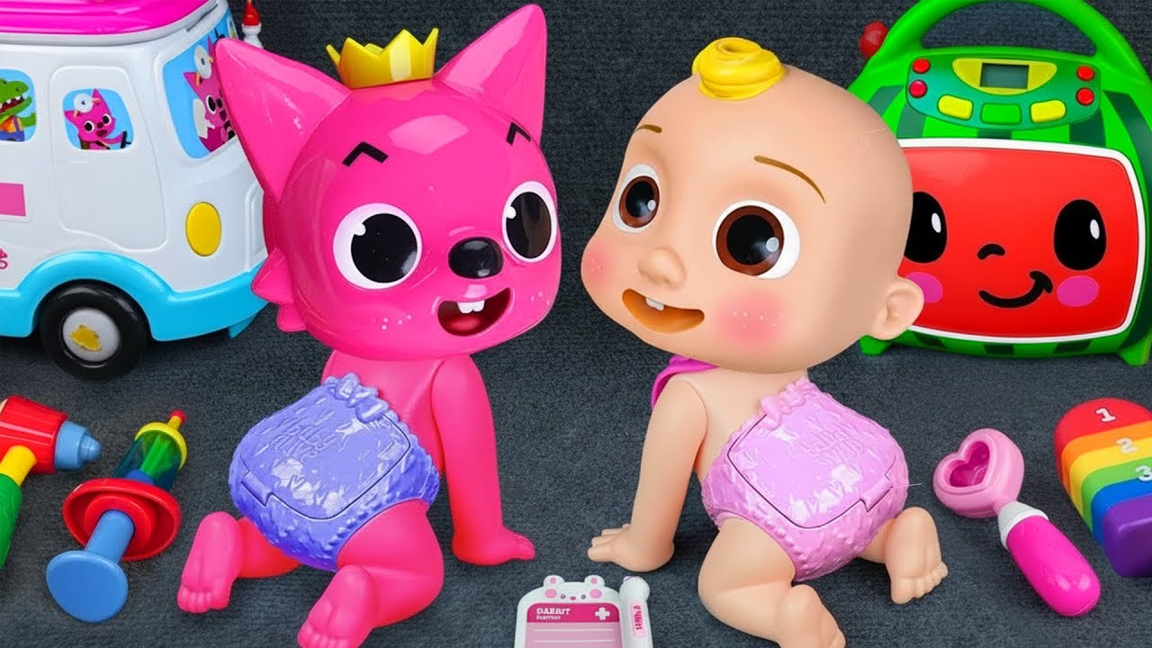 21 Minutes Satisfying with Unboxing Doctor Toys, Pinkfong Ambulance Playset ASMR | Review Toys