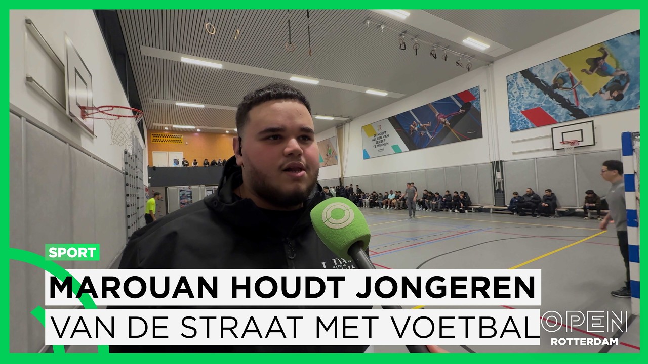 Marouan houdt jongeren op Zuid van straat met ramadanvoetbal bij Essalam Moskee | SPORT