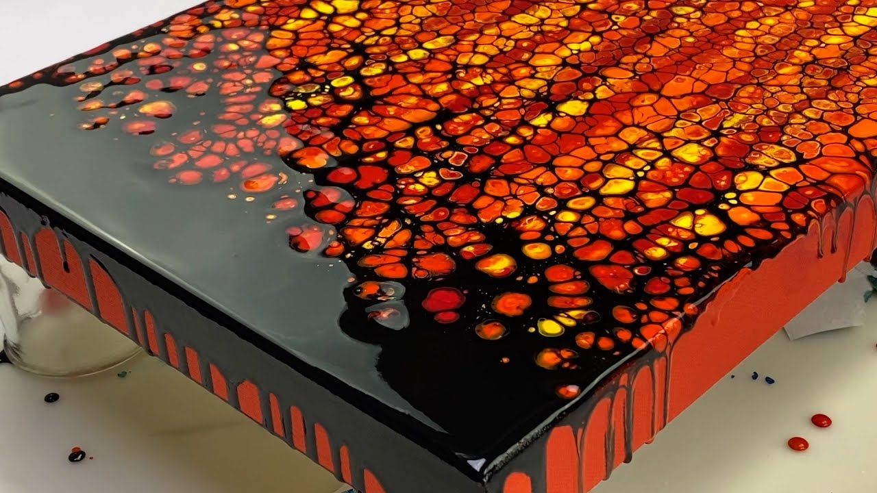 168. SUNSET SERENADE | Acrylic Swipe | Acrylic Pouring Tutorial