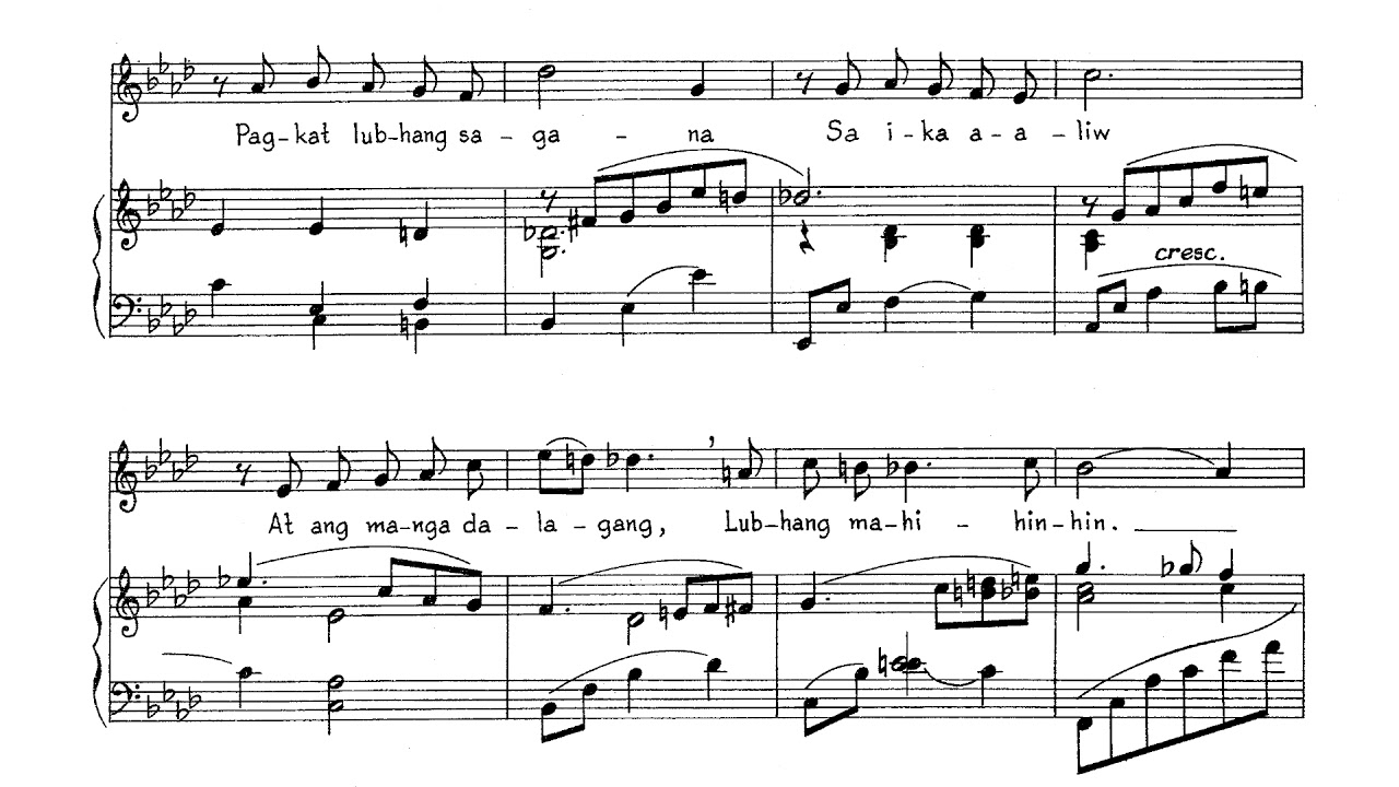 Nicanor Abelardo - Ang Aking Bayan (1922)