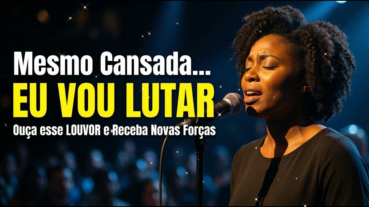 MESMO CANSADA, EU VOU LUTAR (Deus Renova Minhas Forças) | Inspirado Aline Barros | Louvor Gospel