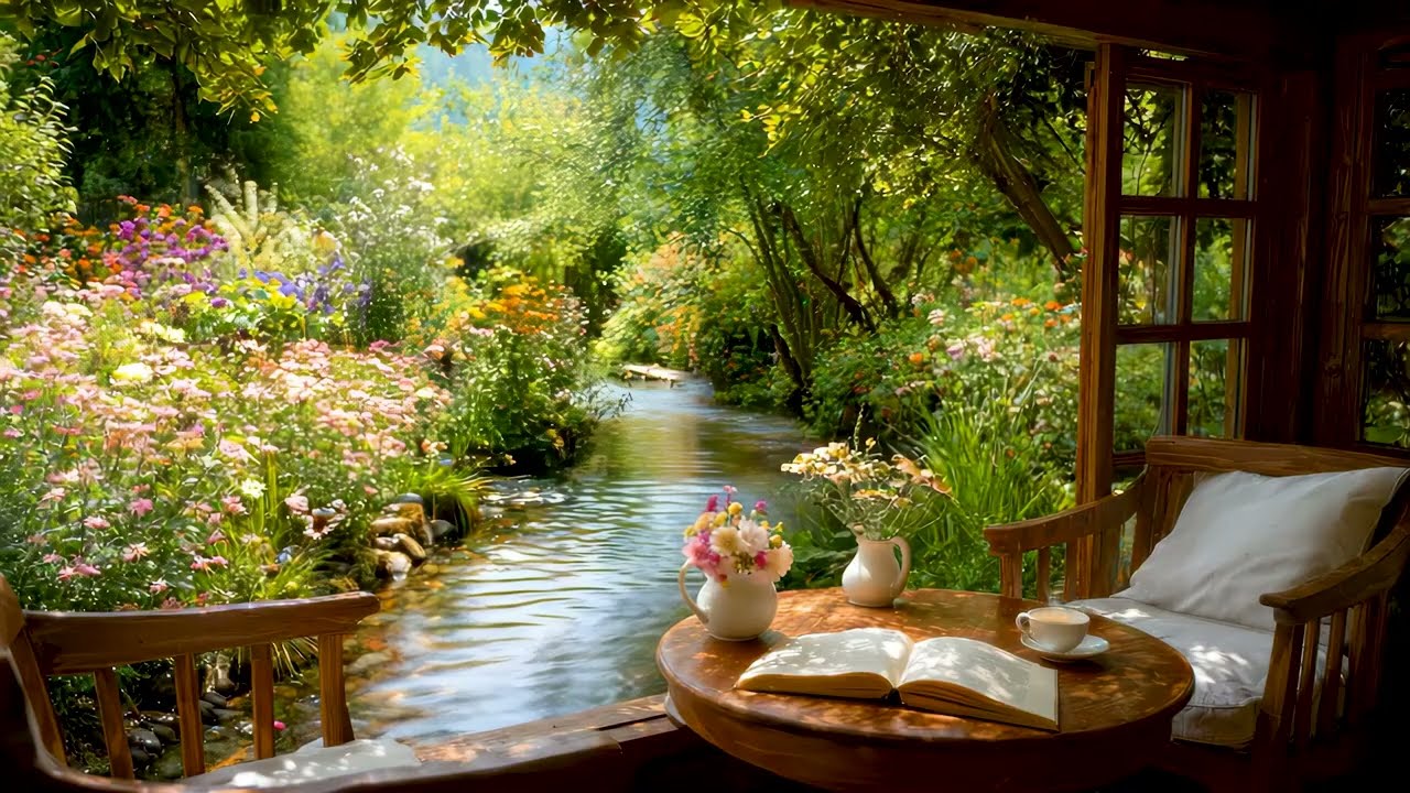 Peaceful Spring Morning | Birdsong & Gentle Brook – Relax, Breathe & Restore Inner Calm 🌞🌸