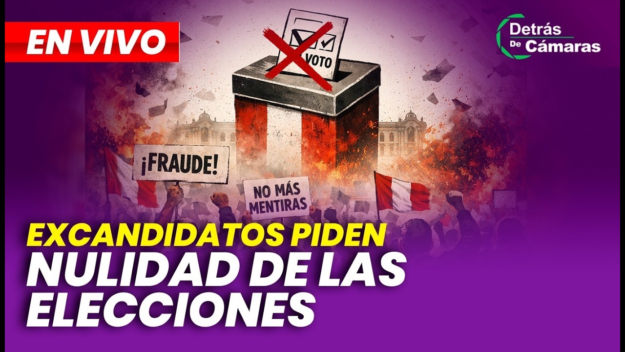 🔴 EN VIVO | EXCANDIDATOS PRESIDENCIALES DENUNCIAN FRAUDE| DETR&Aacute;S DE C&Aacute;MARAS &ndash; Panamericana TV