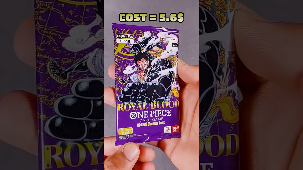 Day 7 of 365 &ndash; Open One Piece Card Game - OP10 Royal Blood&ndash;Pack #7 | Open One Piece TCG #onepiecetcg