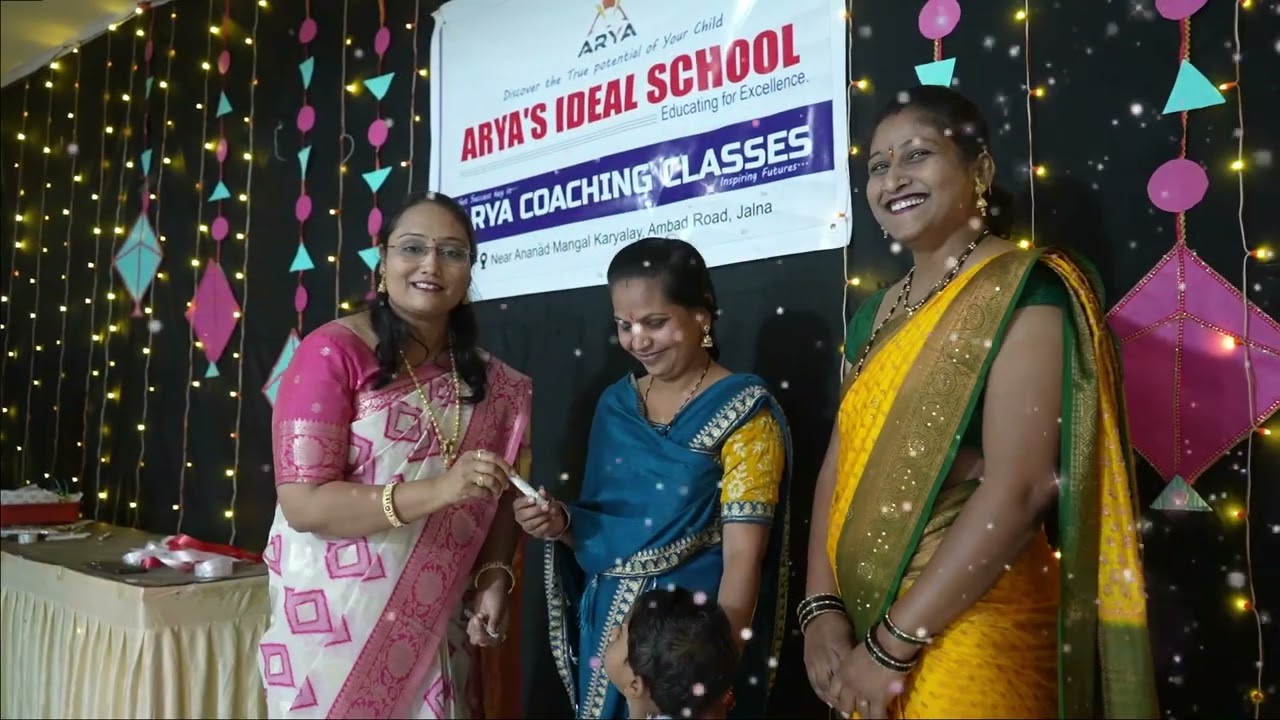 HALDI-KUMKUM PROGRAM | ARYA'S IDEAL SCHOOL, JALNA |