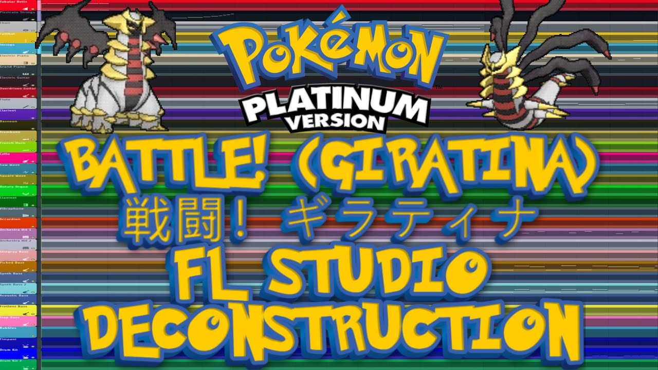 Pokémon Platinum - BATTLE! (GIRATINA) - FL Studio Deconstruction
