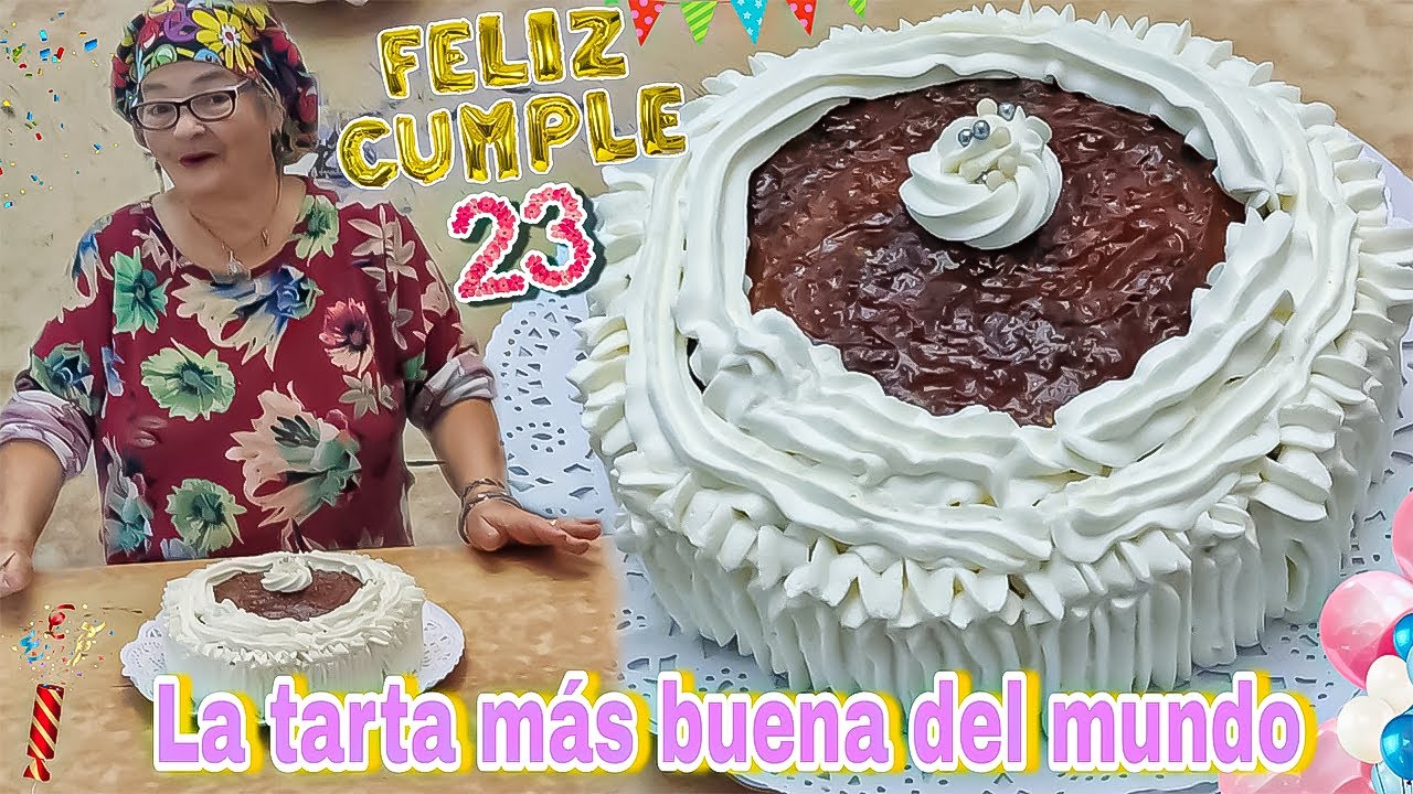 LA TARTA MAS BUENA DEL MUNDO🍰 FÁCIL Y DELICIOSA, ESPECIAL CUMPLEAÑOS DE MI HIJA - María la pastelera