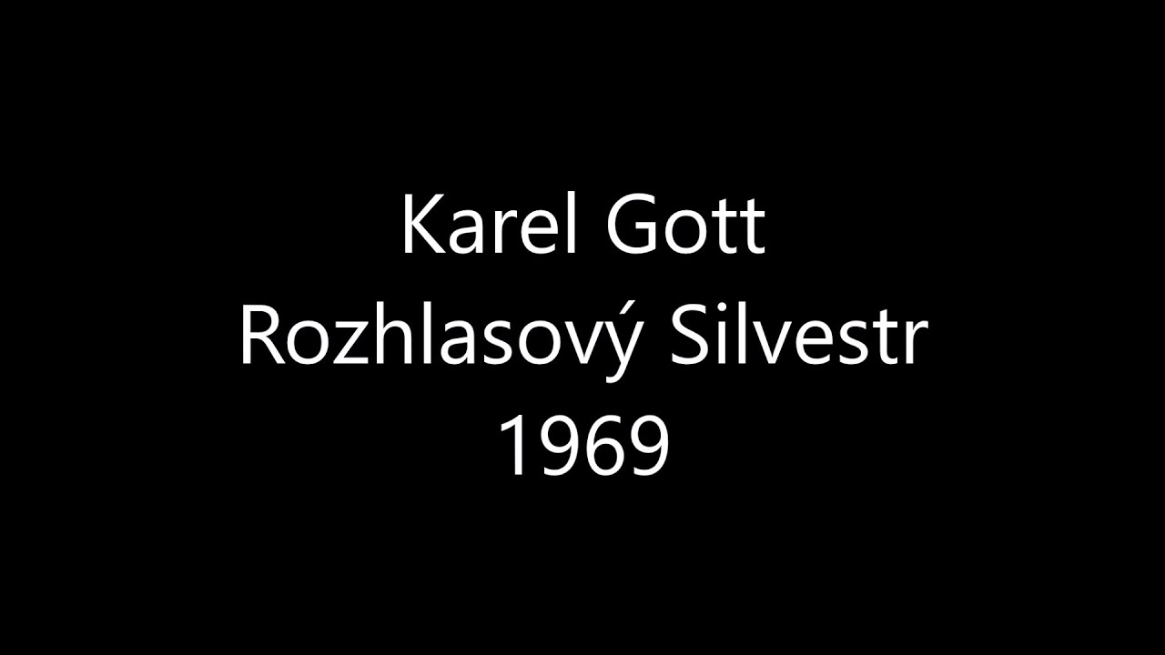 Karel Gott - Rohlasový Silvestr 1969, písničky, povídání a vtipy