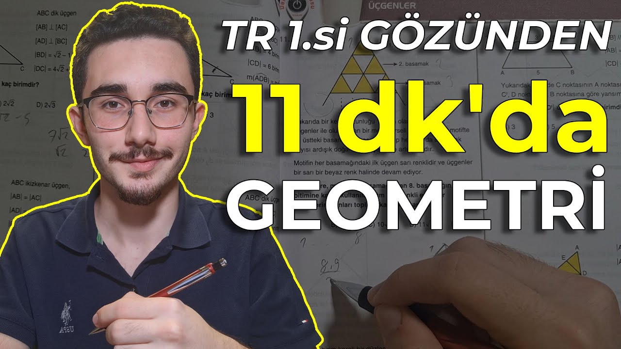 11 dk'da GEOMETRİ DENEME ÇÖZÜMÜ
