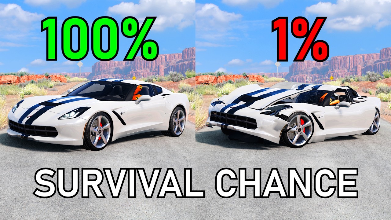 Realistic Survival Chance Crashes #16 | BeamNG.drive