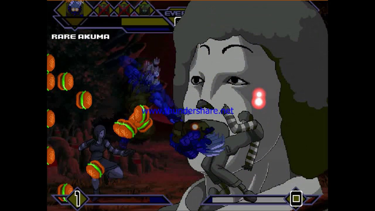 EVE MUGEN Rare Akuma Vs Dark Donald