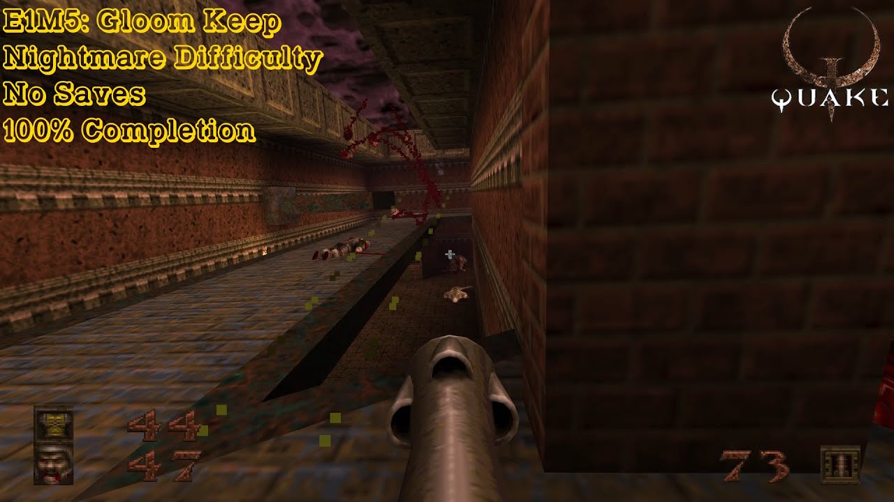Quake Remastered (Nightmare) - E1M5: Gloom Keep (100%)