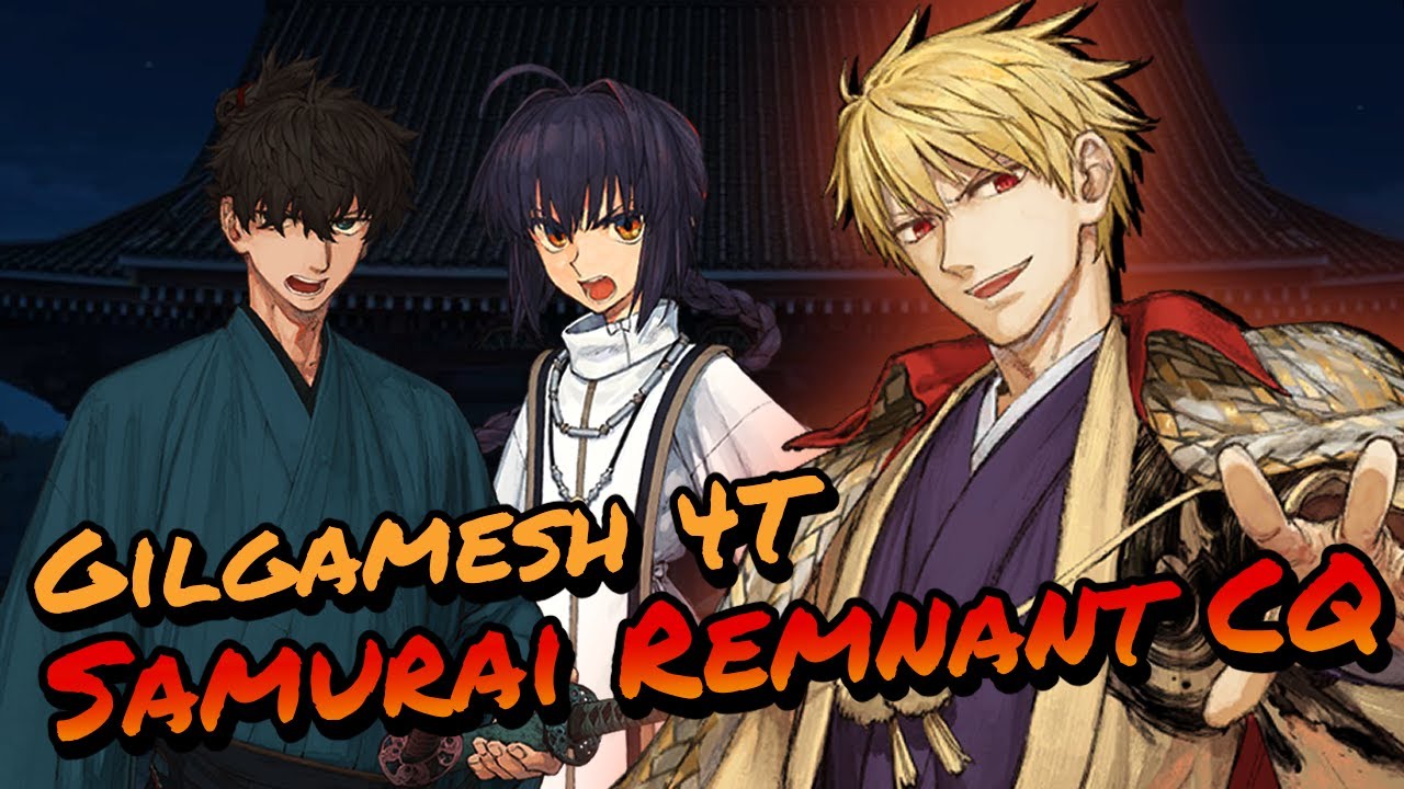 【FGO】 Fate/Samurai Remnant Collab  | Gilgamesh 4T clear - Zanya Gensou Challenge Quest (Sword Demon)