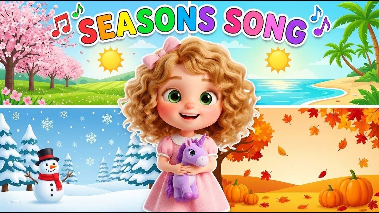 🌸☀️🍂❄️ **Seasons Song for Kids** ❄️🍂☀️🌸