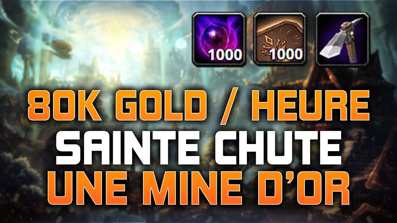 FACILEMENT FAIRE 80K GOLD PAR HEURE A SAINTE CHUTE !!