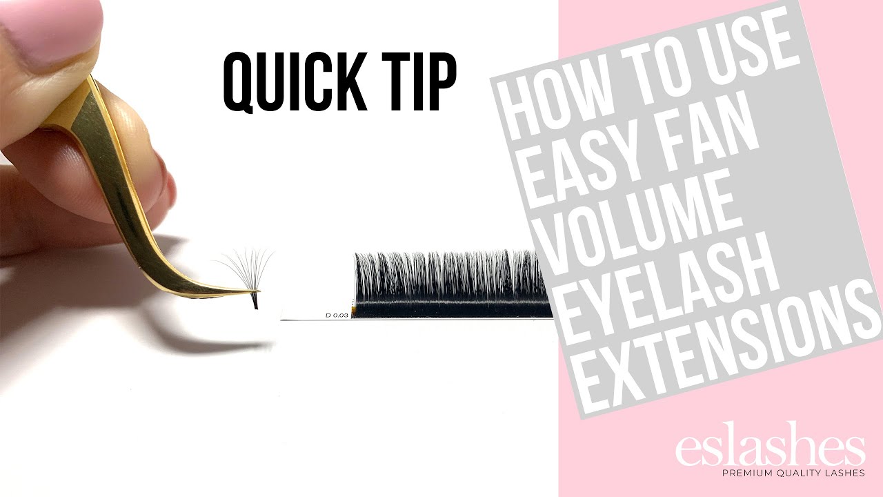 How To Use Easy Fan Volume Lashes #eslashes (Quick Tip)