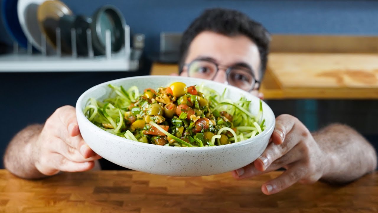 Olive Salad | سلطة الزيتون | مثل المطاعم العراقية