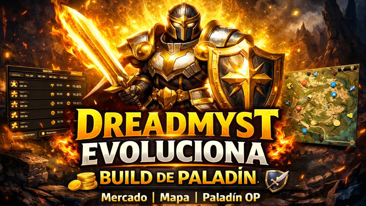 Dreadmyst CAMBIA TODO 🔥 Mercado, Mapa Interactivo y la MEJOR Build Paladín
