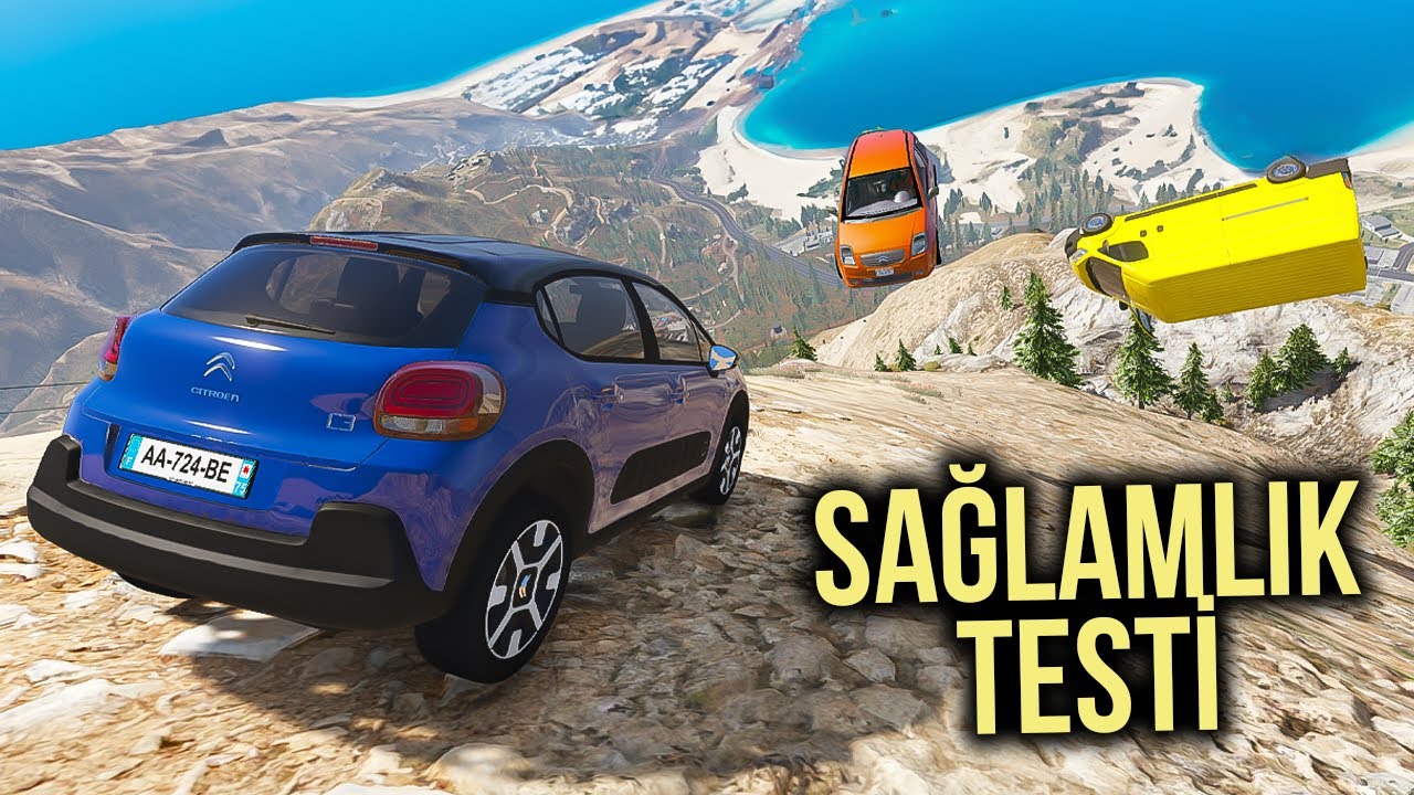 Citroen Ailesi Arabalar Sağlamlık Testine Giriyor !!! Örümcek Abi ile GTA 5