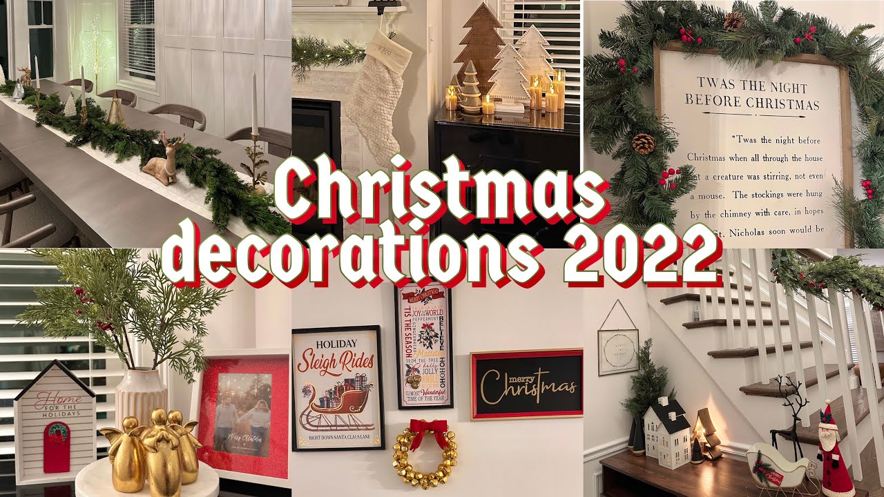DECORATE WITH ME FOR CHRISTMAS 2022 VLOG!