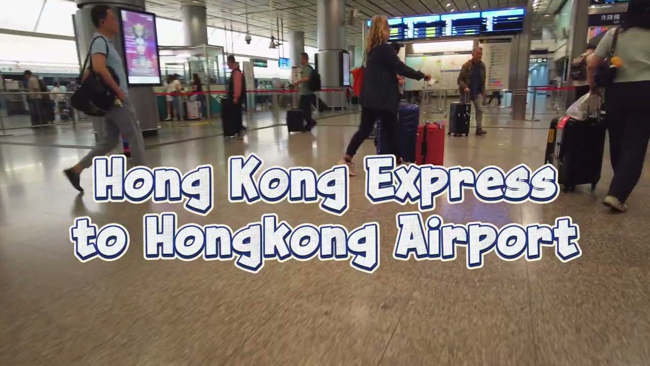 Express Train from Central Station to Hong Kong Airport