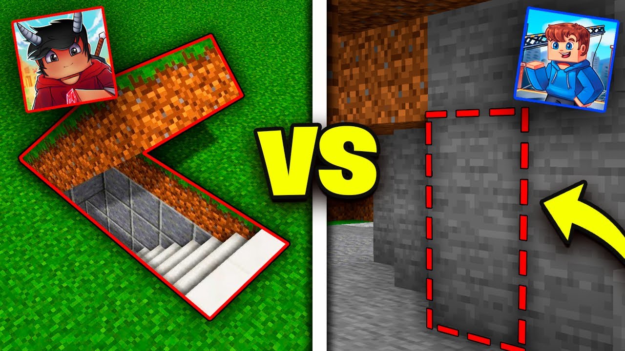 Hvem kan bygge den Hemmeligste Base i Minecraft?