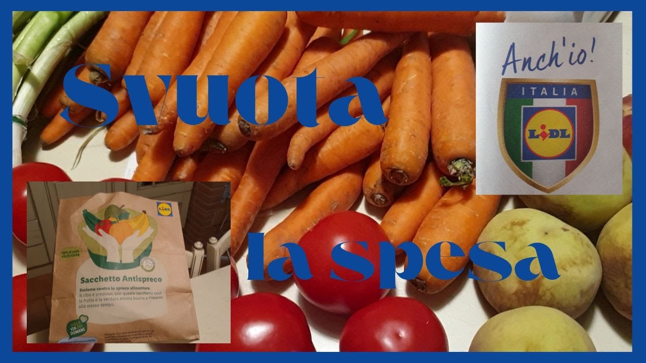 Svuota la spesa lidl / Sacchetto salvaspesa