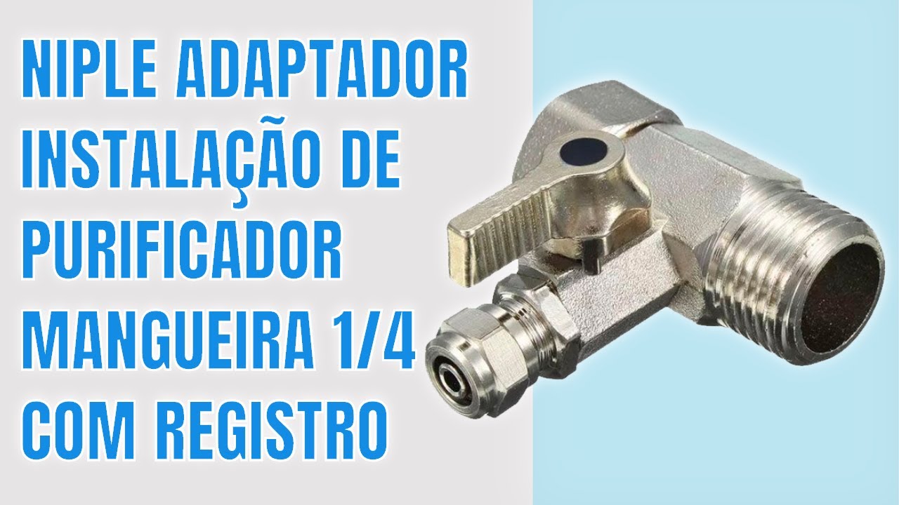 ADAPTADOR REGISTRO P/ PURIFICADORES DE ÁGUA ELECTROLUX - IBBL - CONSUL 1/2 X 1/4