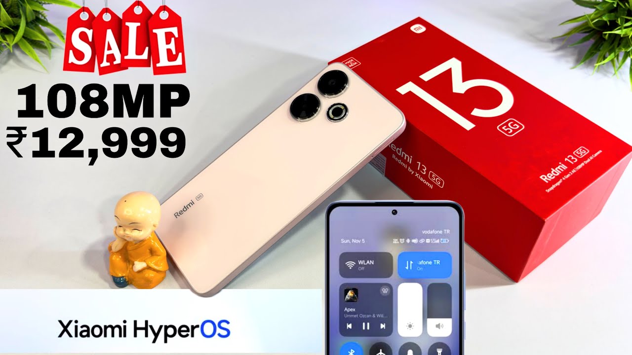 Xiaomi Redmi 13 5G Unboxing: Hyper Os, 8/128GB Camera, Price - Review!