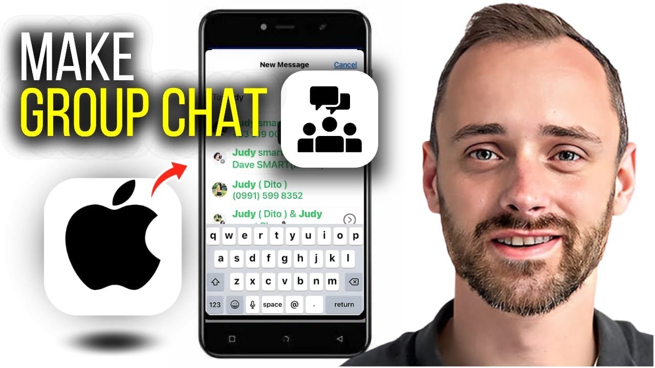 Make a Group Chat on iPhone in 2024 - iOS Tutorial