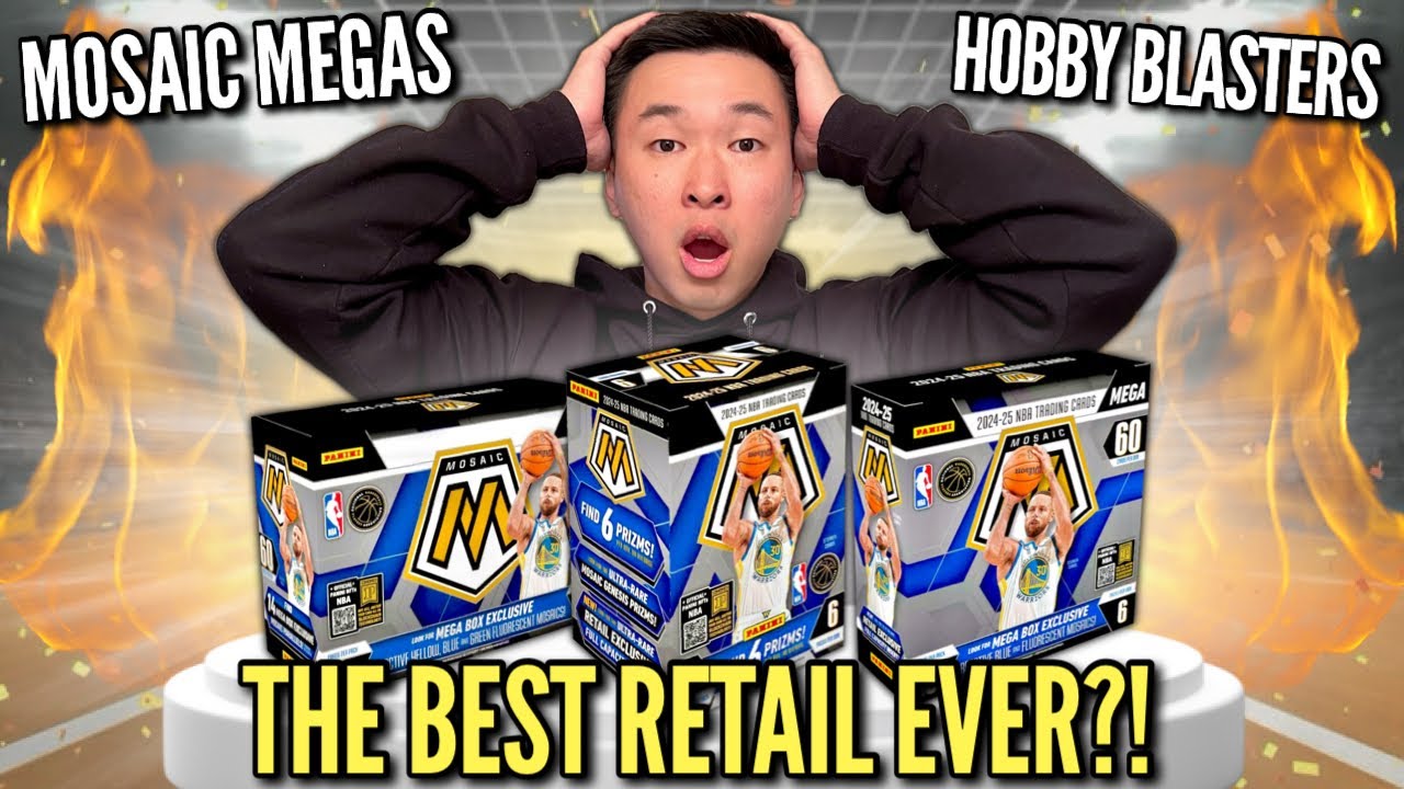 PANINI'S BEST RETAIL BOXES EVER (INSANE)?! 😱🔥 2024-25 Panini Mosaic Basketball Blaster & Mega Review