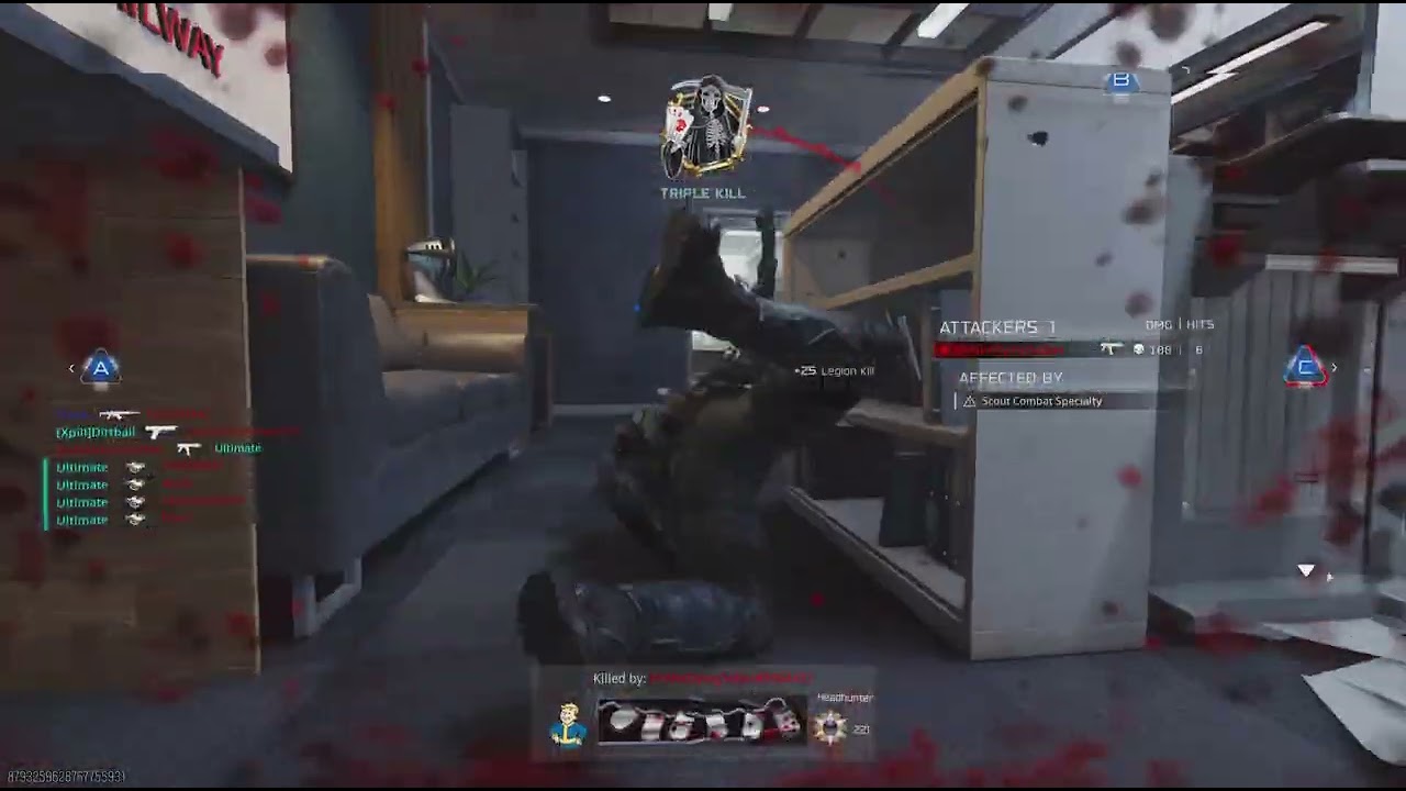 Black Ops 7 154-7 Nuke (Scoreboard glitched)