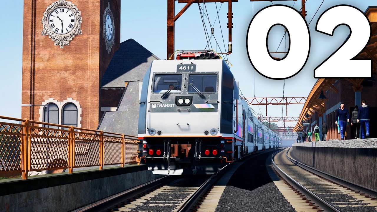 Driving a Train from New Jersey to NYC (ALP-46 Locomotive)