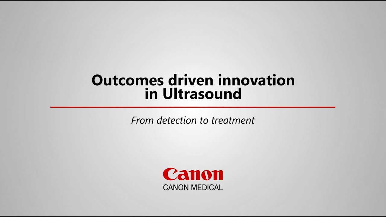 Outcomes driven innovation in Ultrasound | ECR Overture 2022