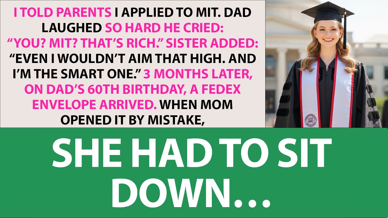 My Parents Laughed When I Applied To MIT—The Acceptance Letter Arrived On Dad's Birthday