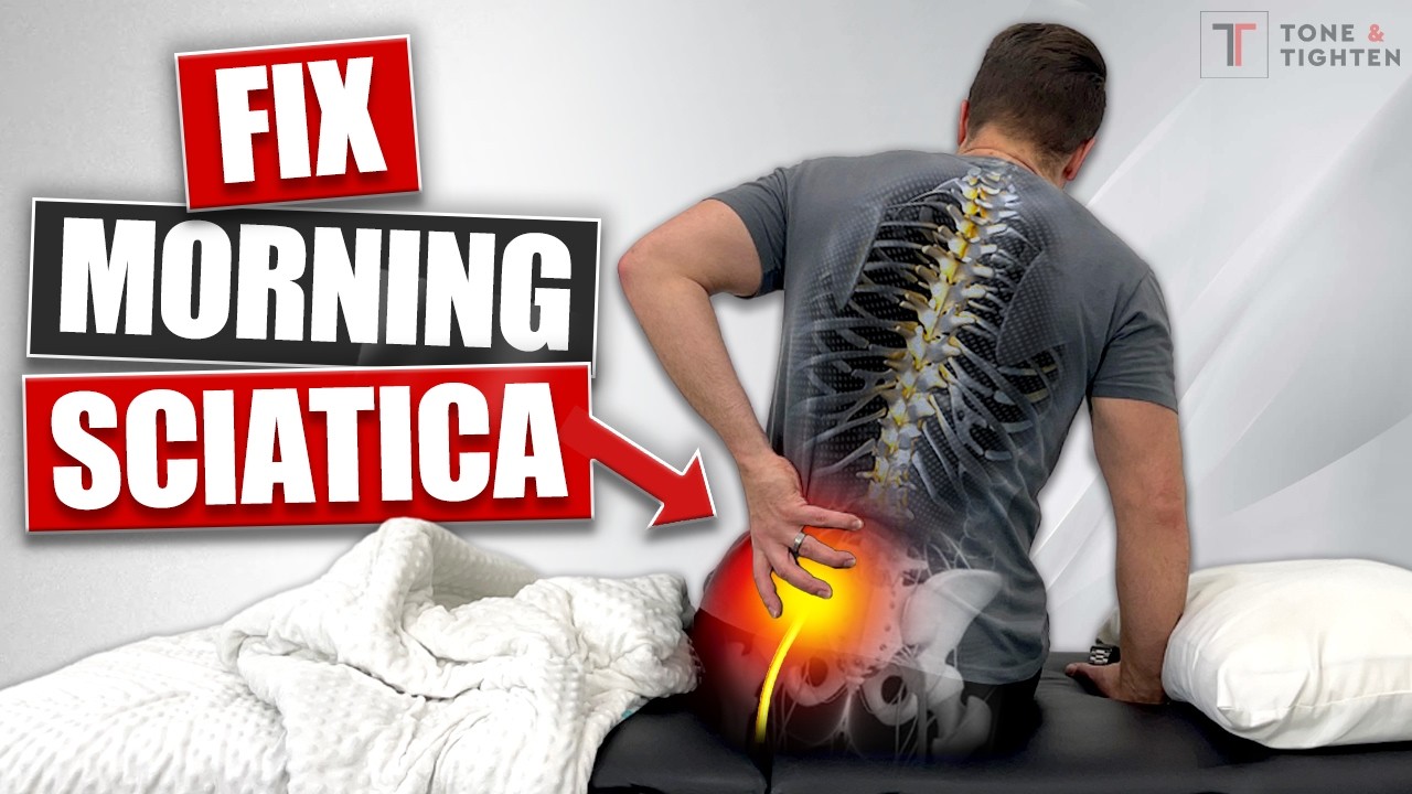 STOP Morning Sciatica! [5-Minute Sciatica Morning Stretches]