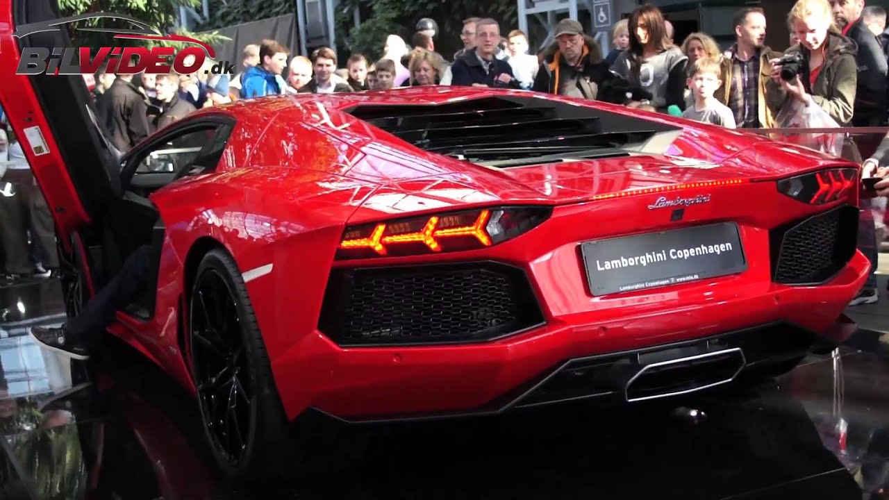 Lamborghini Aventador VS Gallardo Exhaust Sound Duel - Biler i Bella 2013