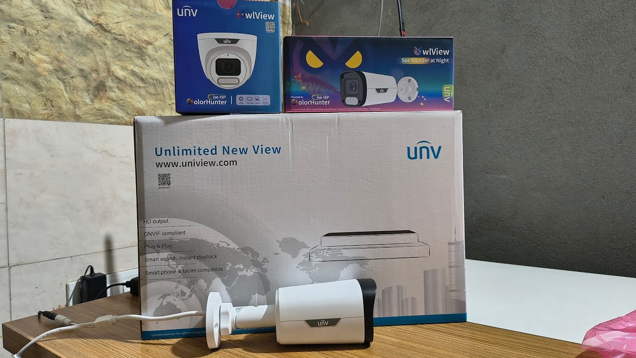 Unv owlview 4mp ip Dome camera Night Vision Quality #unveiling #unv #hikvision #cctv #viral #new 